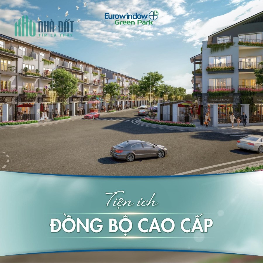 Chính thức mở bán dự án có quy mô đồng bộ lớn nhất TP Yên Bái. Eurowindow Green Park