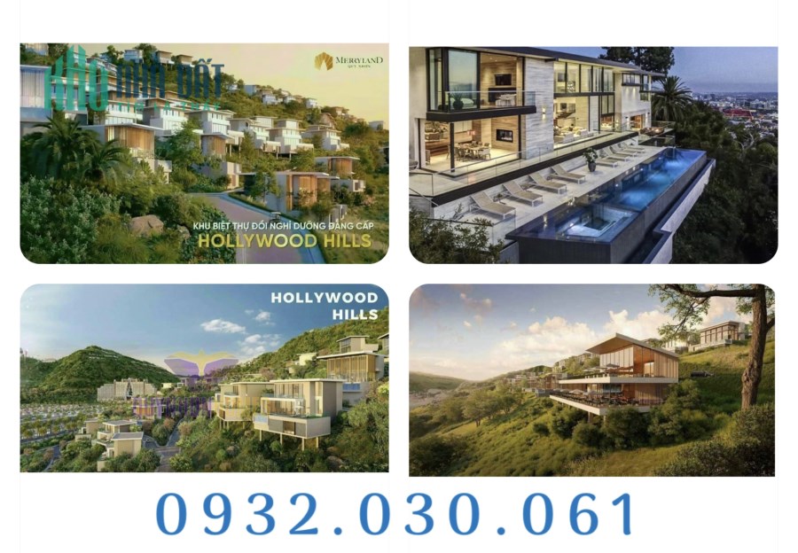 Biệt thự biển đẳng cấp 6 sao định danh Hollywood Hills Quy Nhơn, chiết khấu 12% 0932030061