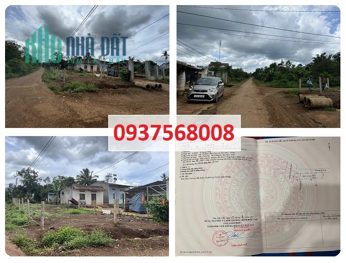 Chính chủ gửi bán lô đất đẹp 2 mặt tiền trục QH26m Ea Knuec, Krông Pắc; Đăk Lăk, 1,07 tỷ; 0937568008