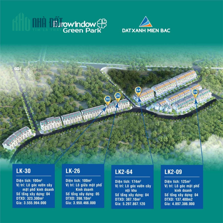 CHÍNH CHỦ CẦN BÁN SUẤT NGOẠI GIAO DỰ ÁN EUROWINDOW GREEN PARK YÊN BÁI