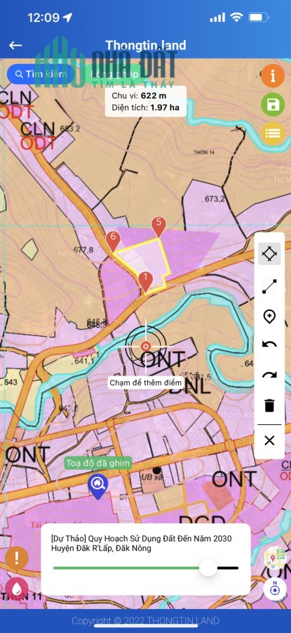 Bán đất 2Ha Thôn 14 Đắkwer - Đắkr Lấp - Đăk Nông