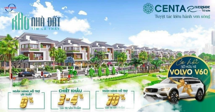 chính thức nhận giữ chỗ centa riverside từ sơn bắc ninh
