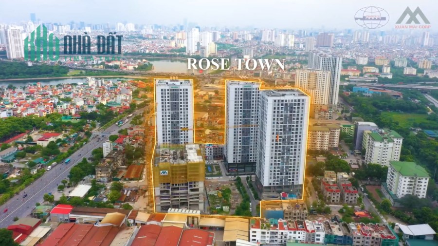 Chiết khấu 7%, quà tặng tới 80tr, cho căn hộ tại Rose Town chỉ 580tr sở hữu căn hộ