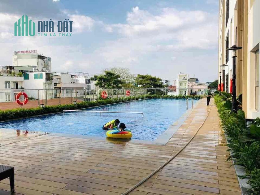 Cho thuê CHCC Sài Gòn Asiana, quận 6, DT 62m2, 2Pn, 2Wc, nội thất cơ bản, nhà mới bàn giao, giá 13tr
