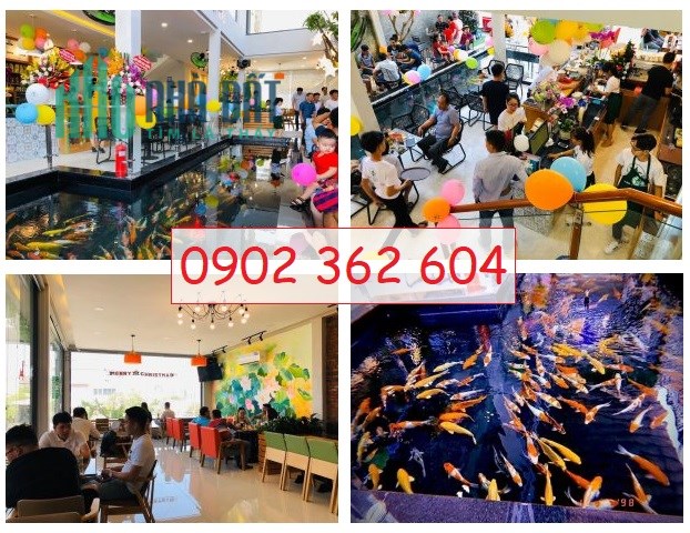 Chính chủ sang nhượng quán Cafe Cá Koi ngay khu Chợ Mới sầm uất Long Thành, Đồng Nai; 0902362604