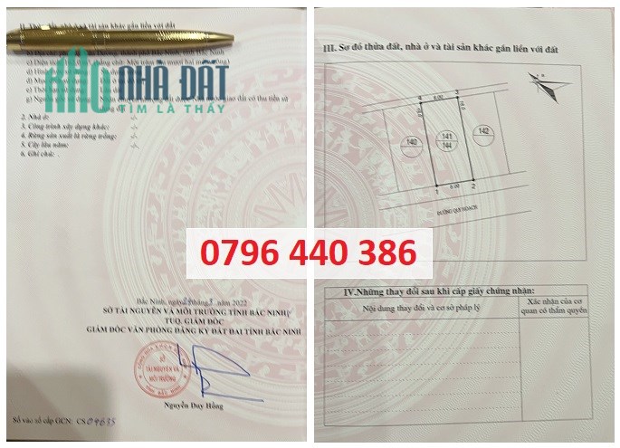 Chính chủ bán đất P.Văn Dương, TP.Bắc Ninh; 5,59 tỷ; 0796440386