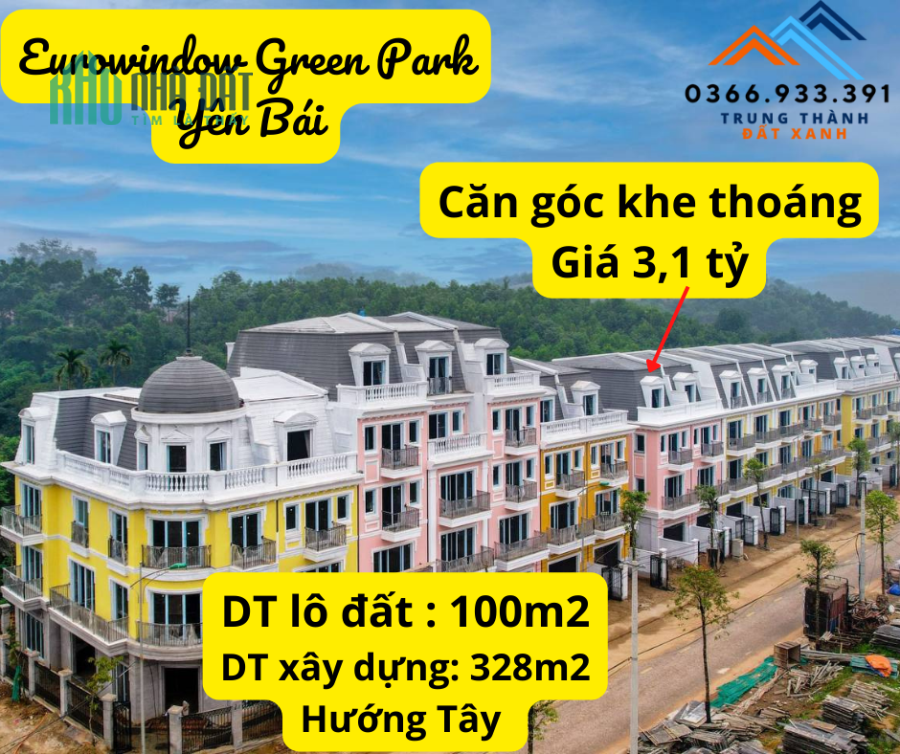 Bán nhà mặt phố kinh doanh thuận tiện ngay giữa trung tâm TP Yên Bái. LH 0366933391