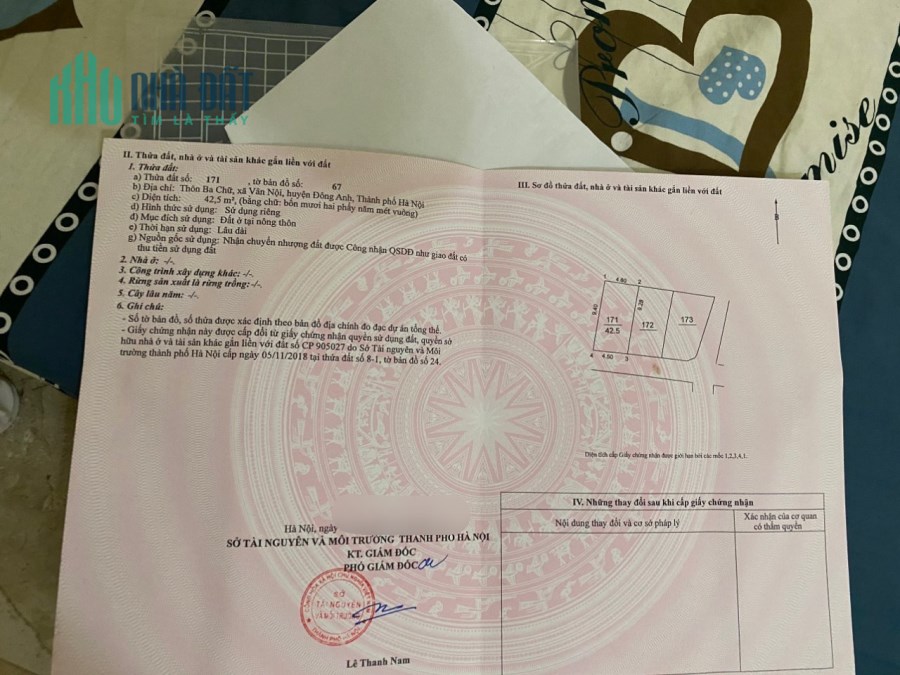 Bán gấp 42.5m Xóm Chữ Vân Nội đường 4m ngõ thông giá đầu tư
