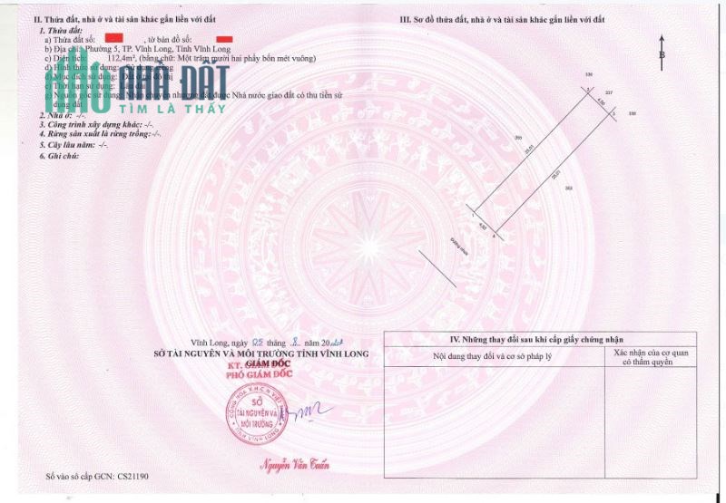 Bán nhanh đất nền mặt tiền đường số 2 rộng 30m KDC Minh Linh, Tp Vĩnh Long.