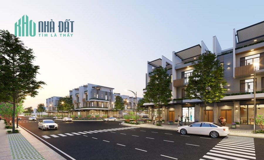 Nhà liền kề 3 tầng ngay tuyến phố thương mại sầm uất tại Huế
