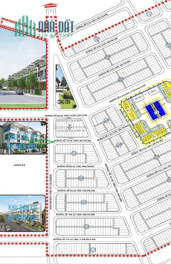 BÁN 5 NỀN liền kề (5x20) KDC Vạn Phát Cái Tắc. VỊ TRÍ KINH DOANH MUA BÁN.