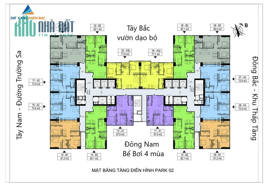 CĂN 2 NGỦ 2 WC 77,1 M2 CHỈ 1,6 TỶ TẠI EUROWINDOW RIVER PARK. LH 0366.933.391
