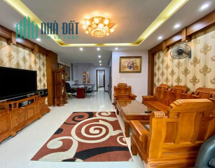 Kim Giang, Hoàng Mai115m2 8T MT5,7m  siêu kinh doanh, gara oto, giá rẻ bất chấp