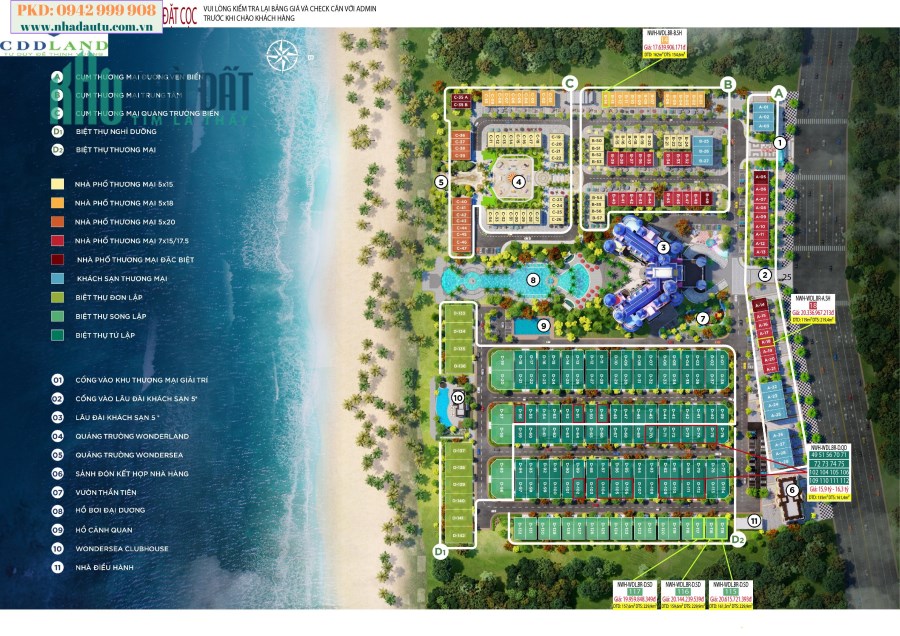 Bán Nhà phố thương mại Shophouse Wonderland Hồ tràm