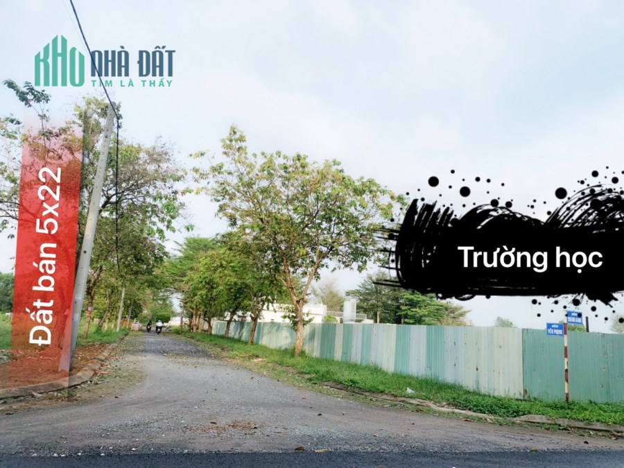 KẸT TIỀN CẦN BÁN LỖ LÔ ĐẤT 5x22 THỔ CƯ 100% NGAY CẦU CẦN THƠ. SỔ NGAY. CƠ SỞ HẠ TẦNG ĐẦY ĐỦ