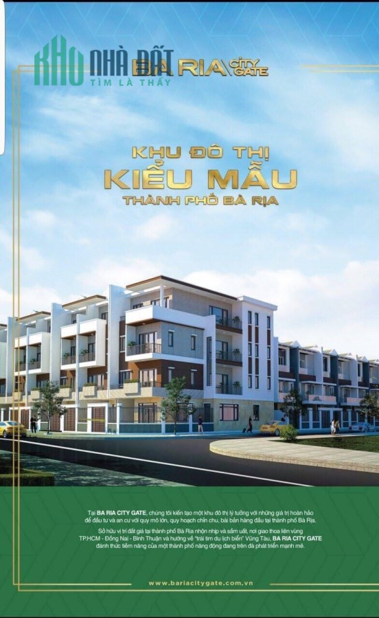 Bán đất nền Bà Rịa City Gate Trung tâm Bà Rịa  Liên hệ : 0901325595