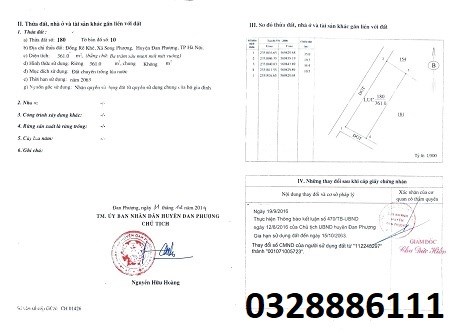 💥Bán đất đã vào dự án cho bác nào đầu tư tại  xã Song Phượng, Đan Phượng, 240tr; 0328886111