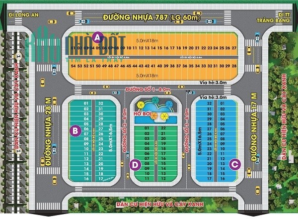 nhà phố liền kề khu thương mại MAI ANH thị xã TRẢNG BÀNG TÂY NINH