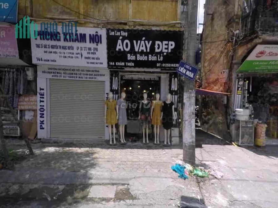 Chính chủ cho thuê Mặt bằng kinh doanh 15m mặt phố Khâm Thiên, Đống Đa, Hà Nội.