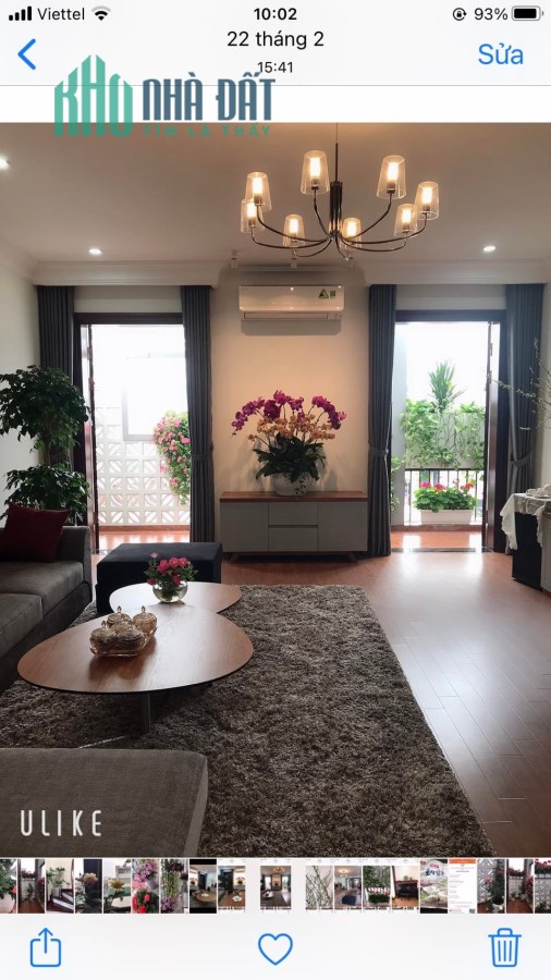 Bán chung cư Hào Nam  Đông Đa 2 ngủ Dt 52m2 Tầng 6 Mt 5 m Giá 1 tỷ 400 Lh Huyền 77 Nhà Đẹp