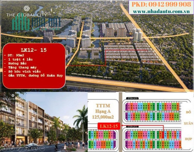 Nhà phố thương mại Shophouse The Global city Thành phố Thủ Đức