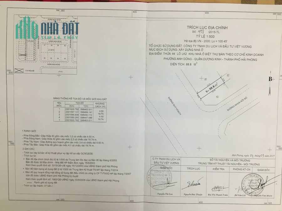Chỉ 1,6 tỉ có 89m2 đất tại Anh Dũng 8, Dương Kinh, Hải Phòng giá đầu tư