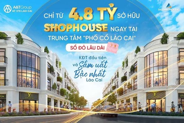 💥💥 CHỈ TỪ 4.8 TỶ SỞ HỮU SHOPHOUSE 4 TẦNG NGAY TẠI TRUNG TÂM