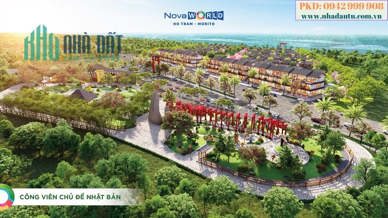 Biệt thự mặt biển Morito Novaworld Hồ Tràm thiết kế theo phong cách Nhật Bản