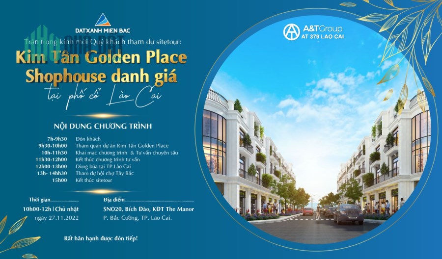 Sở hữu shophouse tại Phố Cổ Lào Cai đầu tư nhỏ sinh lời kép