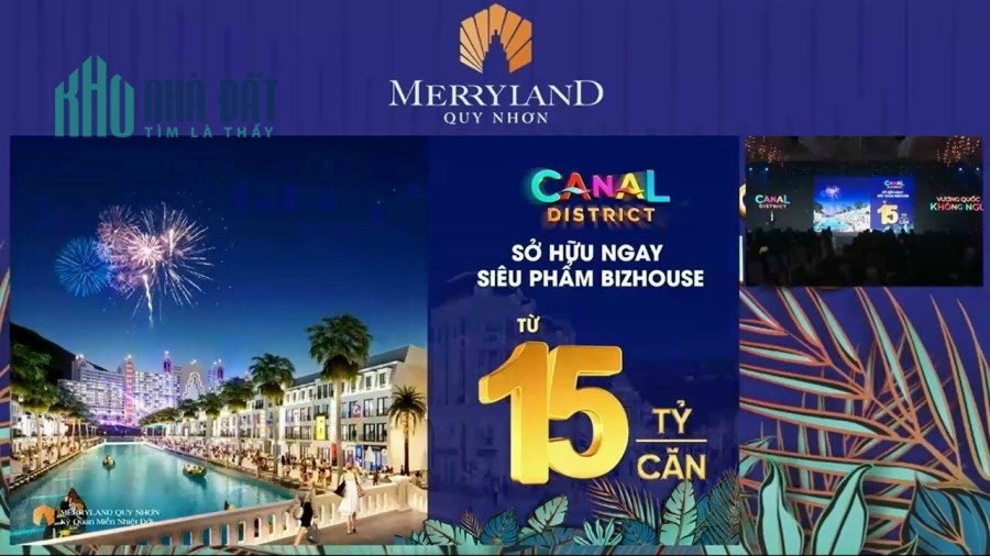 Bizhouse - Nhà phố thương mại xây sẵn kiểu biệt thự liền kề 5 tầng tại Bán đảo Hải Giang Quy Nhơn