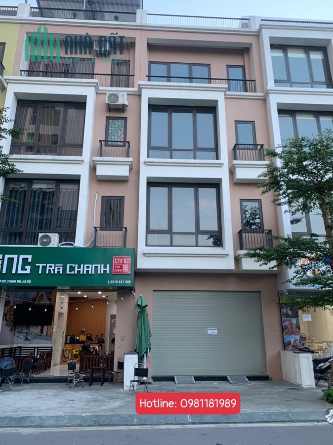 Cho thuê liền kề mặt phố Tứ Hiệp, Thanh Trì, 60m2*5T. Giá 22tr. LH 0981181989