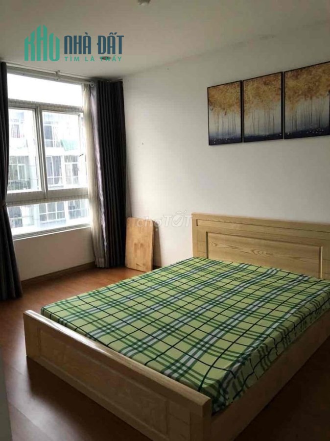 Cần cho thuê CHCC Giai Việt Q.8, 105m2, 3PN, 2WC, full nội thất, giá 15 triệu/tháng