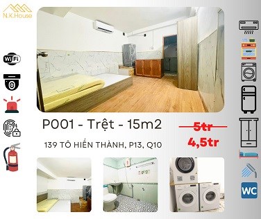 ⭐Cho thuê căn hộ dịch vụ mới khai trương tại 139 Tô Hiến Thành, P.13, Q.10, HCM; từ 3tr/th;