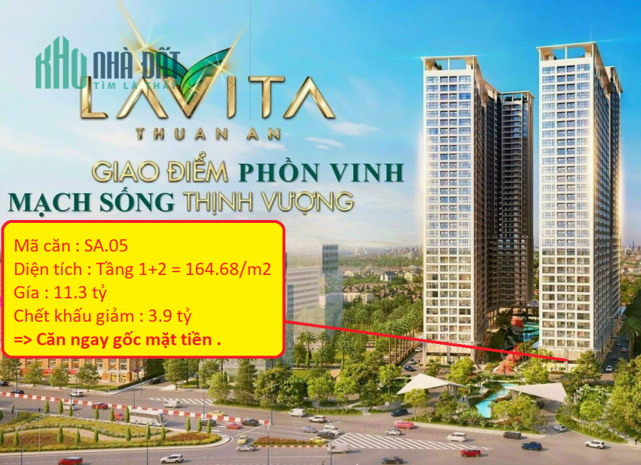 Shophouse mặt tiền Quốc Lộ 13 và Nguyễn Thị Minh Khai cung đường tài chính