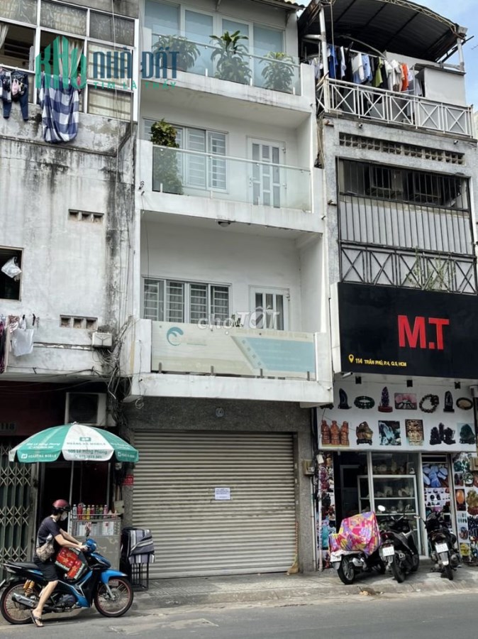 Chính chủ cho thuê nhà số 118A đường Trần Phú, p4, quận 5 giá thuê 30 triệu trên tháng, có thương