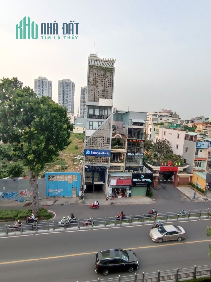 BÁN NHÀ MẶT TIỀN 6 TẦNG THANG MÁY , ĐƯỜNG BA THÁNG 2 QUẬN 11 - DT 79 , VỈA HÈ 6M
