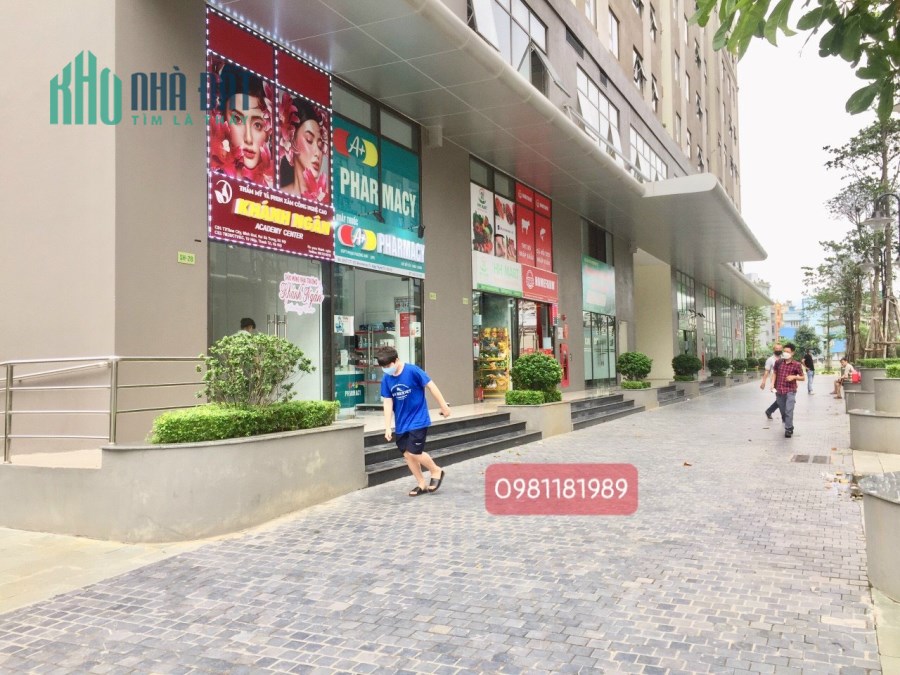 Kiot khối đế IEC Thanh Trì, căn góc 40m2*2 tầng, giá nhỉnh 2.5 tỷ