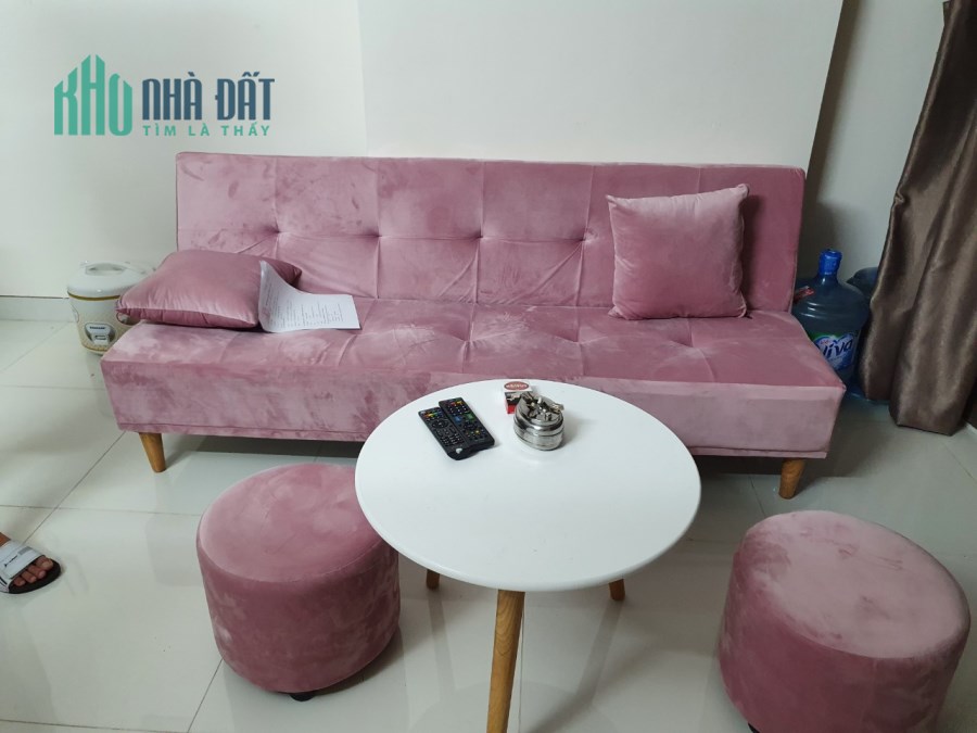 cần cho thuê CHCC Summer Square Q.6, 2Pn, 2Wc, Nt, giá 9tr/tháng