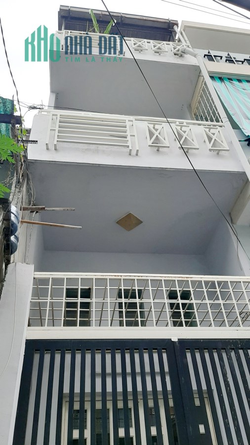 Nhà nở hậu 4 tầng hẻm Hưng Phú P10.Q8. Giá 4,85 tỷ TL