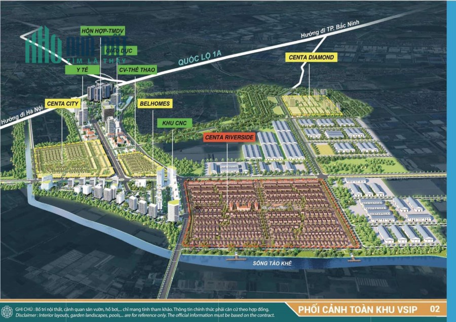 Nhận giữ chỗ Centa Riverside Từ Sơn mở bán đầu tháng 12 tới