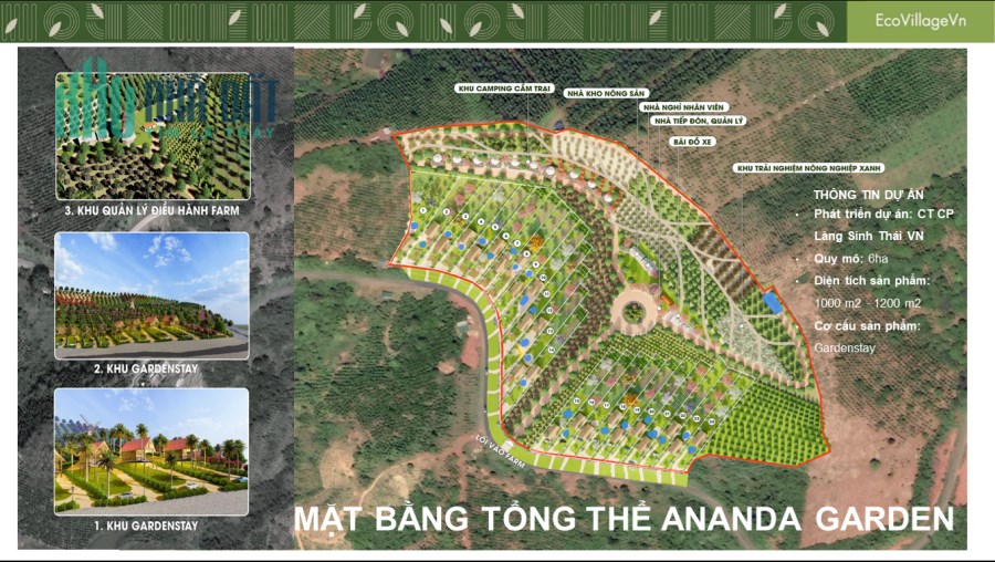 Bán đất dự án vườn Phúc Lạc ANANDA GRANDEN 1,6 triệu / M2  Quảng khê, huyện Đắk Glong, Tỉnh Đắk Nông