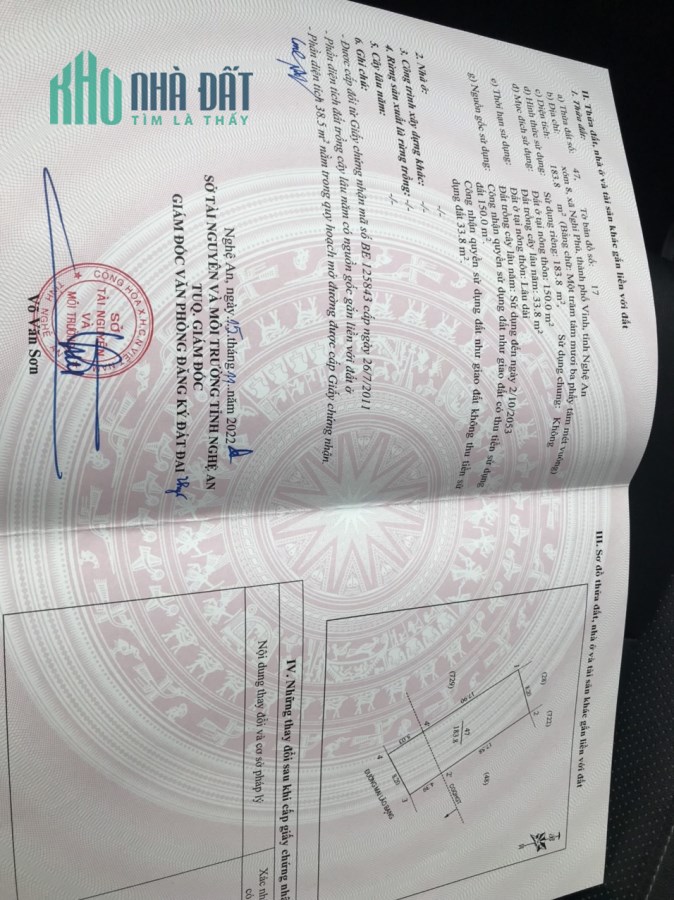 Đất Kinh Doanh Mặt Đường Mai Lão Bạng Nghi Phú