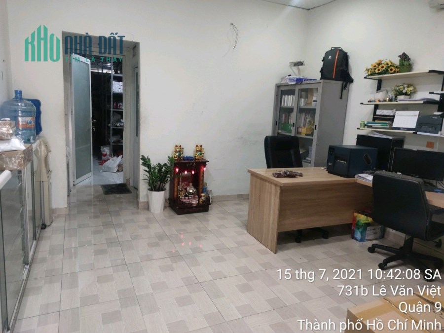 Nhà HXH đường lê văn việt hiệp phú diện tích 76m cấp 4, khu vip