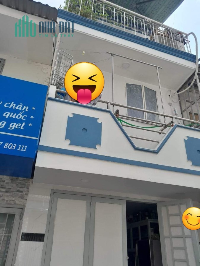 NHÀ CÒN MỚI PHÚ THỌ HÒA TÂN PHÚ, 3 TẦNG, 3 X 4.8M, GIÁ YÊU THƯƠNG CÒN TL 2 TỶ 7....!!!