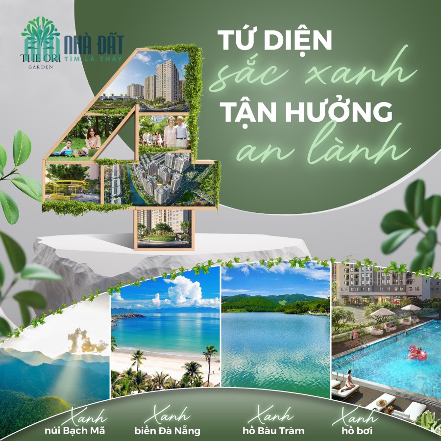 TỨ DIỆN SẮC XANH - TẬN HƯỞNG AN LÀNH NGAY TẠI TP ĐÁNG SỐNG NHẤT VIỆT NAM