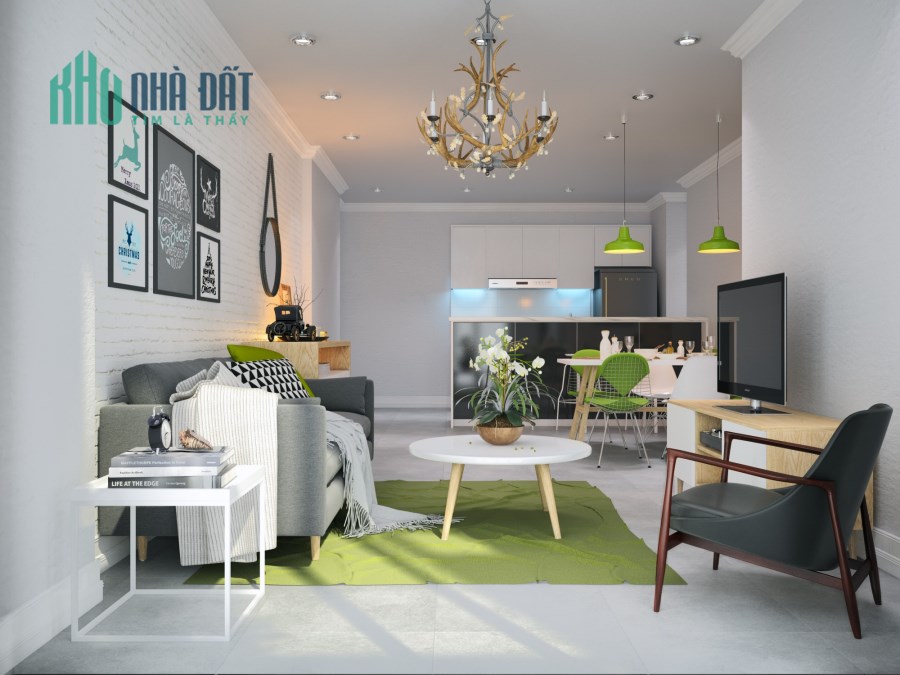 Căn 2 phòng ngủ bàn giao hoàn thiện cao cấp trung tâm Thủ Thiêm Q2 , mới 100%, 80m2/4tỷ466tr.