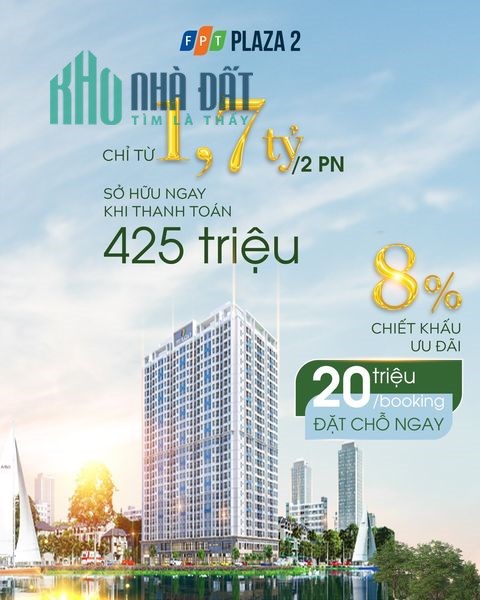 Bán căn hộ FPT PLAZA 2 Đà Nẵng giai đoạn 2 giá hấp dẫn