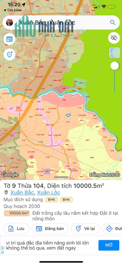 1 MẪU 10000M2 ĐẤT TẠI XUÂN LỘC ĐỒNG NAI CHỈ 699TR/ SÀO CẦN BÁN RẺ Ạ