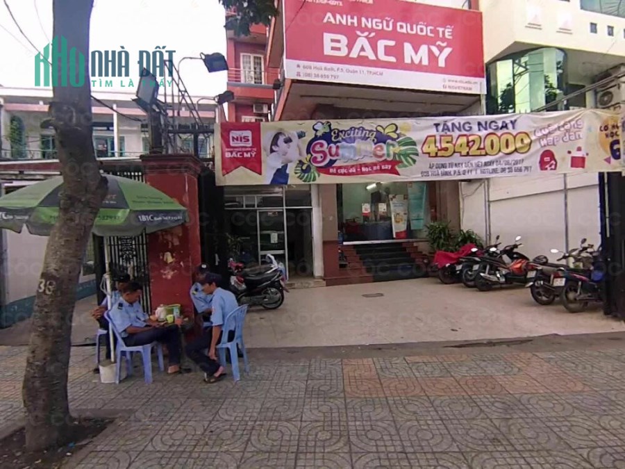 Cho thuê nguyên căn MẶT TIỀN đường Hòa Bình, P5, Q11 - 100tr tháng