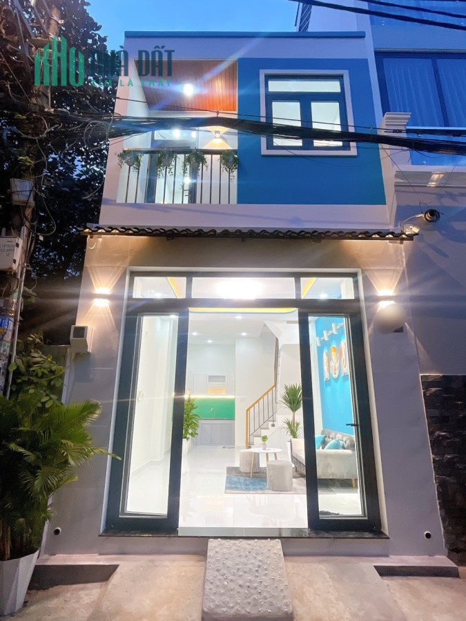 Hẻm 7m thông đường Đỗ Thừa Luông 3.9x8.5m đúc 2 tấm nhà mới 100%